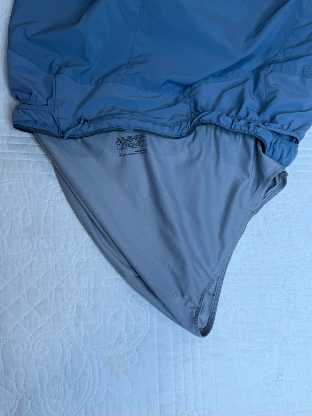 Patagonia Strider Pro Running Shorts Mens Large Blue  5 Inch Inseam Liner